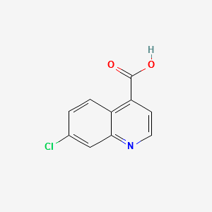 7-Chloroquinoline-4-carboxylic acid structure, CAS 13337-66-1