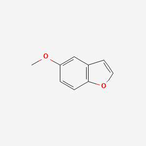 5-Methoxybenzofuran structure, CAS 13391-28-1