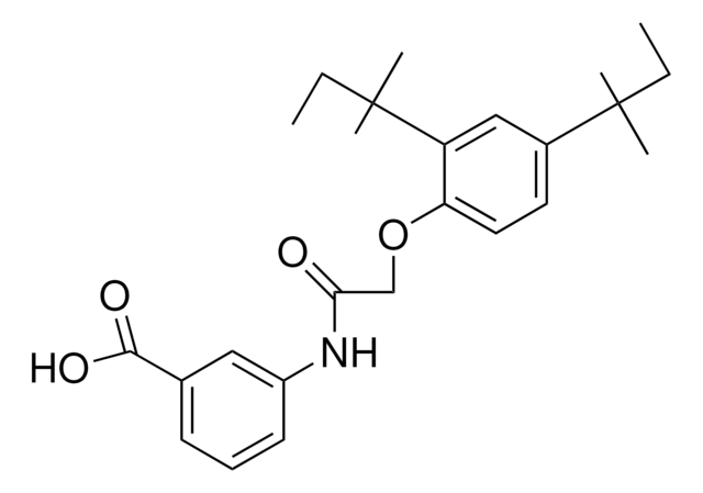 2-(2,4-Di-tert-pentylphenoxy)butryic acid structure, CAS 13403-01-5