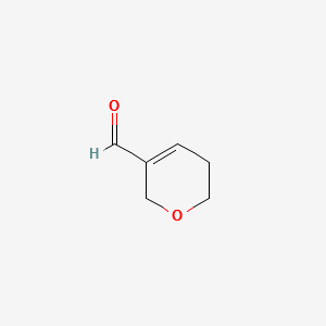 5,6-Dihydro-2H-pyran-3-carbaldehyde structure, CAS 13417-49-7