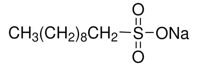 Sodium decane-1-sulfonate structure, CAS 13419-61-9