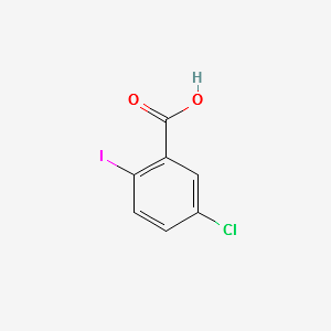 5-Chloro-2-iodobenzoic acid structure, CAS 13421-00-6