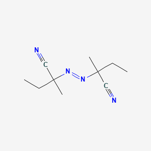 2,2'-Azodi(2-methylbutyronitrile) structure, CAS 13472-08-7