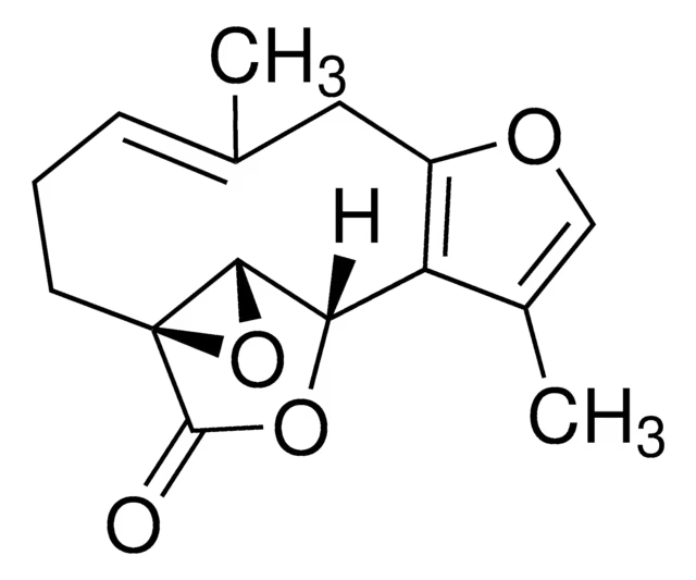 Linderane structure, CAS 13476-25-0