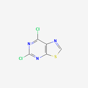 5,7-Dichlorothiazolo[5,4-d]pyrimidine structure, CAS 13479-88-4