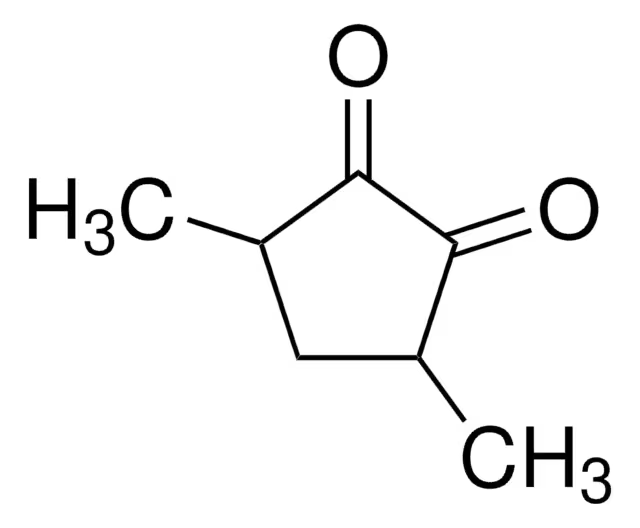 3,5-Dimethyl-1,2-cyclopentanedione structure, CAS 13494-07-0