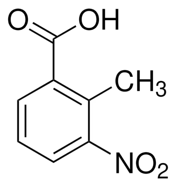 2-Methyl-6-nitrobenzoic acid structure, CAS 13506-76-8