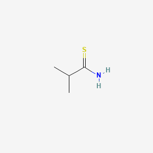 2-Methylpropanethioamide structure, CAS 13515-65-6