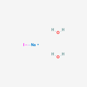 Sodium iodide dihydrate structure, CAS 13517-06-1