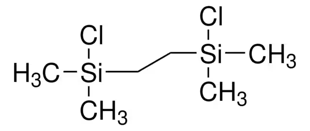 1,2-Bis(chlorodimethylsilyl)ethane structure, CAS 13528-93-3