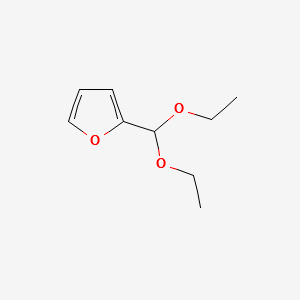 2-Furaldehyde diethyl acetal structure, CAS 13529-27-6