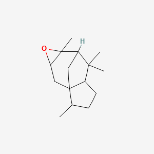 8,9-Epoxy cedrane structure, CAS 13567-39-0