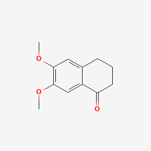 6,7-Dimethoxy-1-tetralone structure, CAS 13575-75-2