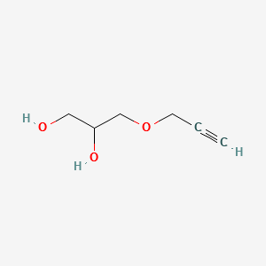 3-Prop-2-ynoxypropane-1,2-diol structure, CAS 13580-38-6