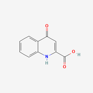4-Oxo-1,4-dihydroquinoline-2-carboxylic acid structure, CAS 13593-94-7