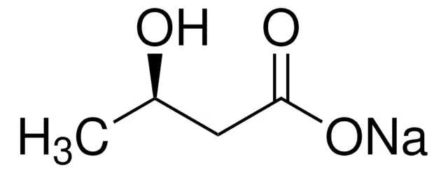 (R)-(-)-3-Hydroxybutyric acid sodium salt structure, CAS 13613-65-5