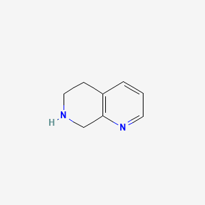 5,6,7,8-Tetrahydro-[1,7]naphthyridine structure, CAS 13623-85-3