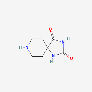 1,3,8-Triazaspiro[4.5]decane-2,4-dione structure, CAS 13625-39-3