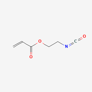 2-Propenoic acid 2-isocyanatoethyl ester structure, CAS 13641-96-8