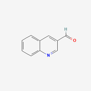 3-Quinolinecarboxaldehyde structure, CAS 13669-42-6
