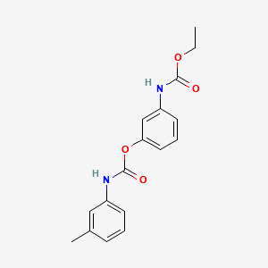 Phenmedipham-ethyl structure, CAS 13684-44-1
