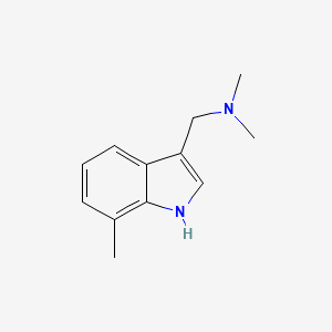 7-Methylgramine structure, CAS 13712-78-2