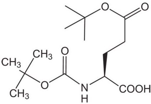 Boc-L-glutamic acid 5-tert-butyl ester structure, CAS 13726-84-6