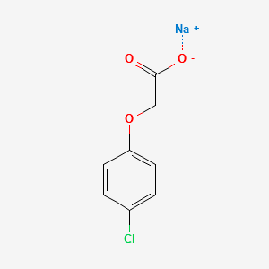 Sodium 4-chlorophenoxyacetate structure, CAS 13730-98-8