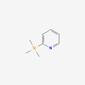 2-(Trimethylsilyl)pyridine structure, CAS 13737-04-7