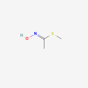 Methomyl oxime structure, CAS 13749-94-5