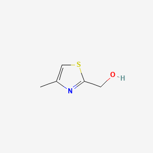 (4-Methyl-1,3-thiazol-2-yl)methanol structure, CAS 13750-63-5