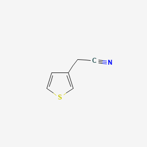 3-Thiopheneacetonitrile structure, CAS 13781-53-8
