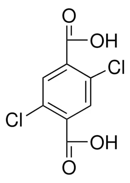 2,5-Dichloroterephthalic acid structure, CAS 13799-90-1