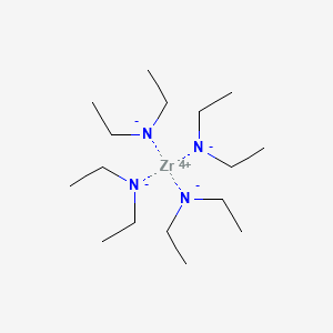 Tetrakis(diethylamino)zirconium structure, CAS 13801-49-5