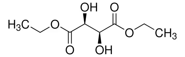 (-)-Diethyl D-tartrate structure, CAS 13811-71-7