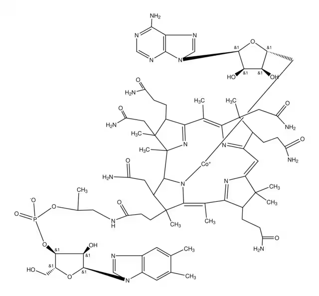 Cobamamide structure, CAS 13870-90-1