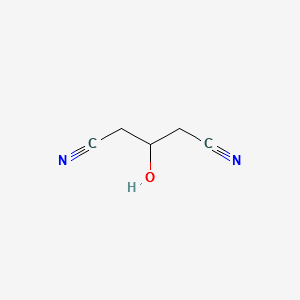 3-Hydroxyglutaronitrile structure, CAS 13880-89-2
