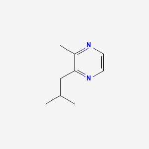 2-Isobutyl-3-methylpyrazine structure, CAS 13925-06-9