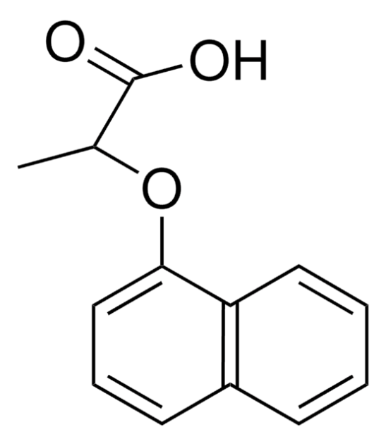 2-(1-Naphthalenyloxy)propanoic acid structure, CAS 13949-67-2