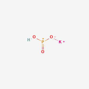 Monopotassium phosphite structure, CAS 13977-65-6
