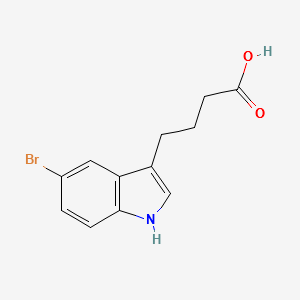 5-Bromoindole-3-butyric acid structure, CAS 13993-31-2