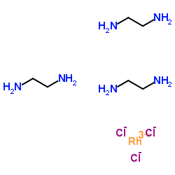 Tris(ethylenediamine)rhodium trichloride structure, CAS 14023-02-0