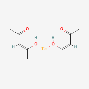 Ferrous acetylacetonate structure, CAS 14024-17-0