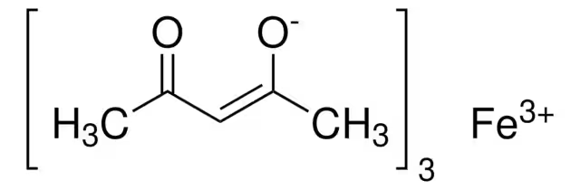 Ferric acetylacetonate structure, CAS 14024-18-1