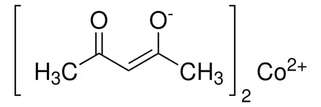 Bis(acetylacetonato)cobalt structure, CAS 14024-48-7