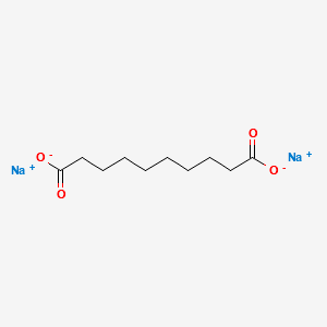Sodium hydrogen sebacate structure, CAS 14047-57-5