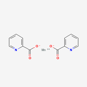 Manganese picolinate structure, CAS 14049-88-8