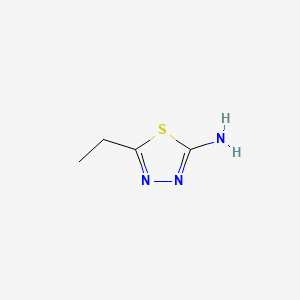 2-Amino-5-ethyl-1,3,4-thiadiazole structure, CAS 14068-53-2