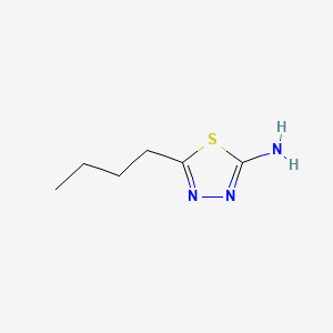 5-Butyl-1,3,4-thiadiazol-2-amine structure, CAS 14068-54-3