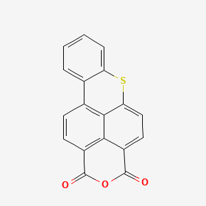 Benzothioxanthene dicarboxylic anhydride structure, CAS 14121-49-4